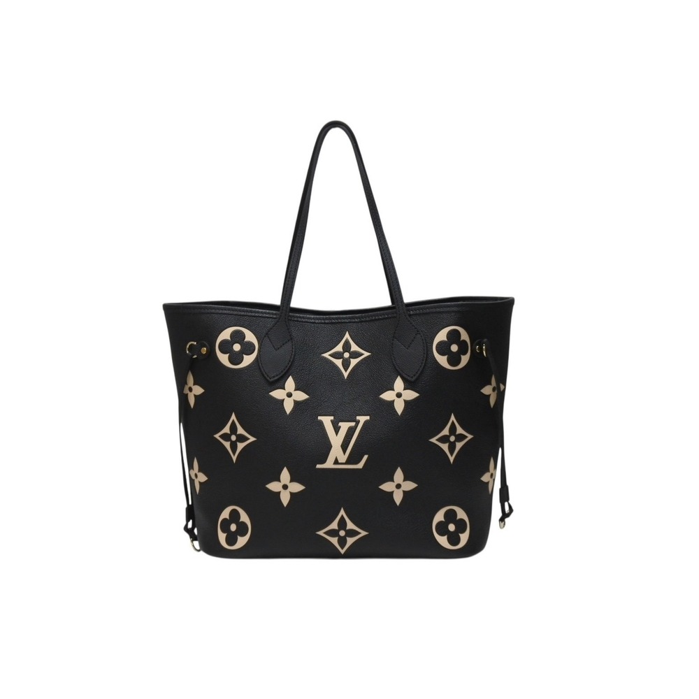LOUIS VUITTON tote bag Monogram Empreinte Neverfull Black